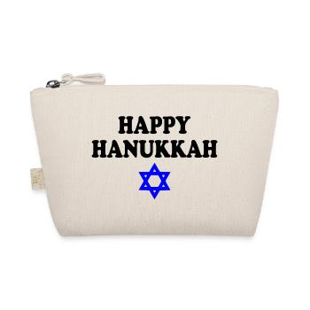 HAPPY HANUKKAH - Trousse biologique - nature - Devant