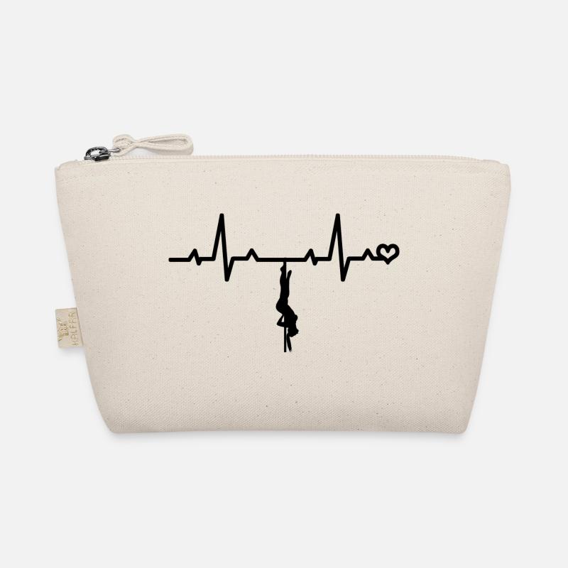 Pole dance Herzschlag Herzfrequenz EKG Puls Liebe Bio-Täschchen