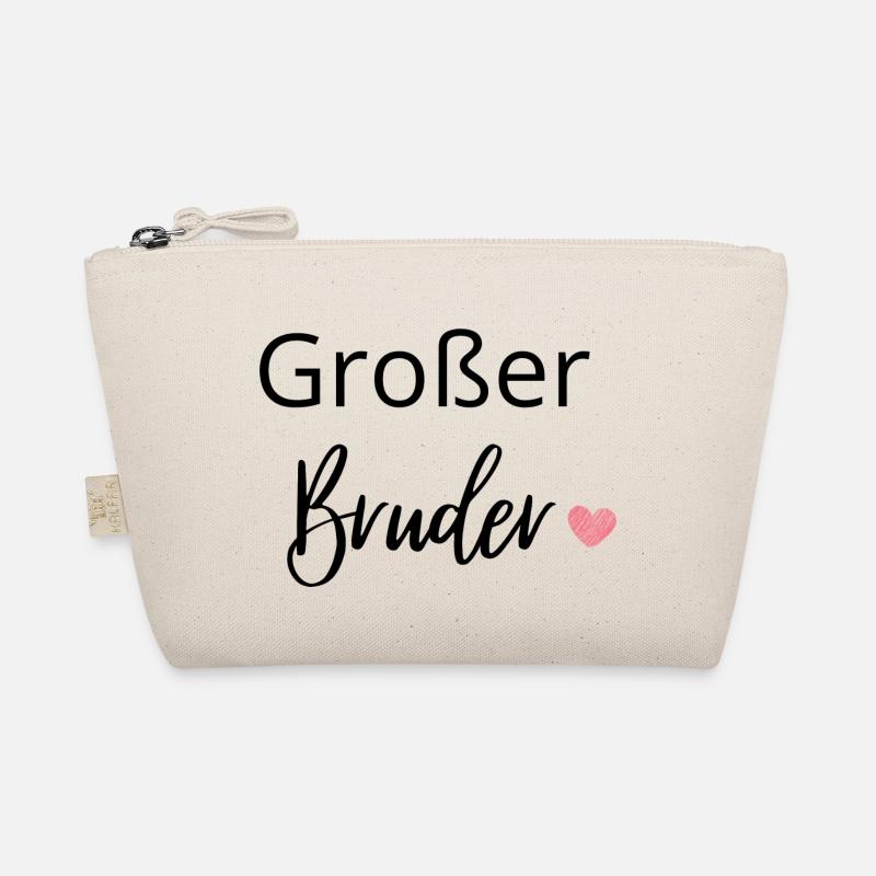 Großer Bruder - Bio-Täschchen - Natur