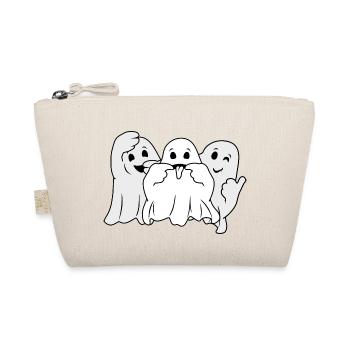 Three funny ghosts - Organic Pouch - nature - Front