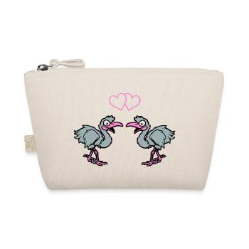Strauss Comic in Love - Organic Pouch - nature - Front