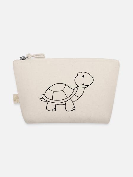 turtle - Organic Pouch - nature - Front
