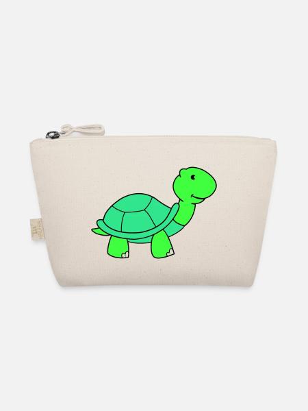 turtle - Organic Pouch - nature - Front