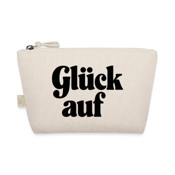 Glück Auf Erzgebirge - Schlägel und Eisen - Bio-Täschchen - Natur - Vorne
