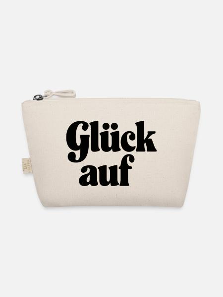 Glück Auf Erzgebirge - Schlägel und Eisen - Bio-Täschchen - Natur