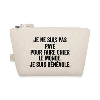 cadeau citation humoristique original drole phrase - Trousse biologique - nature - Devant