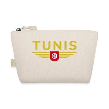 Tunis Design – Für Hauptstadtliebhaber - Bio-Täschchen - Natur - Vorne
