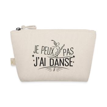 je peux pas j'ai danse - Trousse biologique - nature - Devant