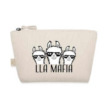 Lla Mafia Llama Saying Sunglasses Team Friends - Organic Pouch - nature - Front