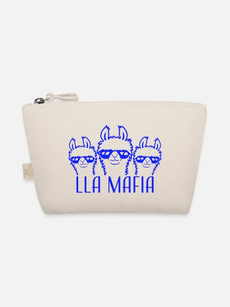 Lla Mafia Lama Spruch Sonnenbrillen Team Freunde - Bio-Täschchen - Natur