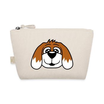 Visage de chien Petit chiot heureux Animal de compagnie - Trousse biologique - nature - Devant