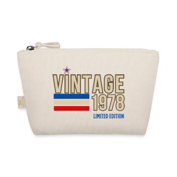 Jahrgang 1978 limitierte Auflage - Bio-Täschchen - Natur - Vorne