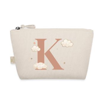 Letter k clouds stars - Organic Pouch - nature - Front