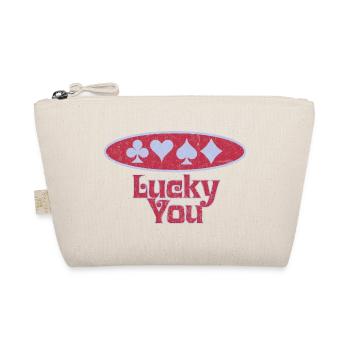 Card Luck: Lucky You - Organic Pouch - nature - Front