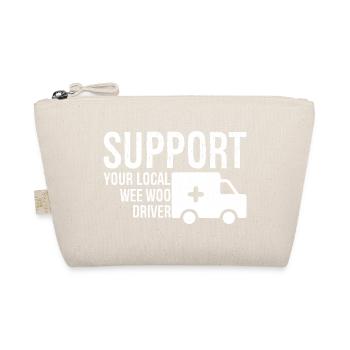 support your local wee woo driver - Bio-Täschchen - Natur - Vorne