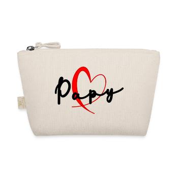 PAPY. FÊTE DES PÈRES. BONNE FÊTE PAPY. JE T'AIME. - Trousse biologique - nature - Devant