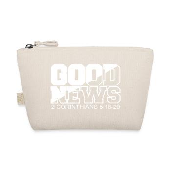 GOOD NEWS Bible Verse Proverb - Organic Pouch - nature - Front