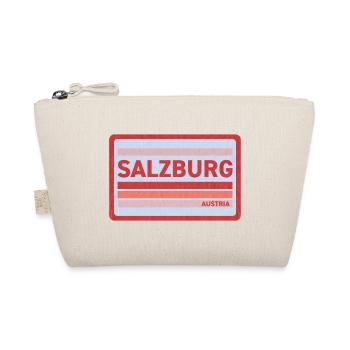 Salzburg Retro Stil Druck - Bio-Täschchen - Natur - Vorne