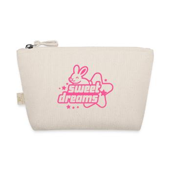 Sweet Dreams Neon Bunny - Organic Pouch - nature - Front