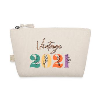 Vintage 2021 Floral - Organic Pouch - nature - Front