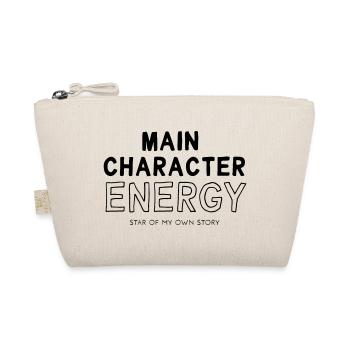 main character energy - Organic Pouch - nature - Front