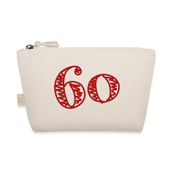60. 60 ANS. 60e ANNIVERSAIRE. ANNIVERSAIRE 60 ANS. - Trousse biologique - nature - Devant