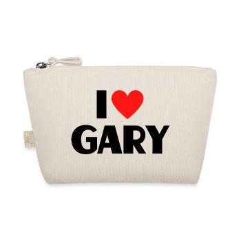 J'aime Gary Red Heart Love Fan Gift - Trousse biologique - nature - Devant