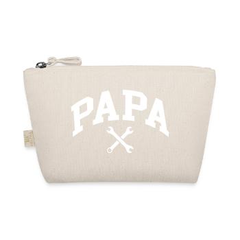 Dad with wrench - Organic Pouch - nature - Front