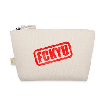 FCKYU Tax ID - Organic Pouch - nature - Front