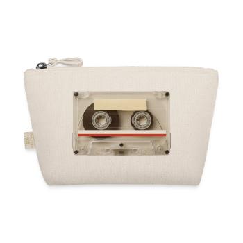 Cassette Transparente – Mixtape Rétro - Trousse biologique - nature - Devant