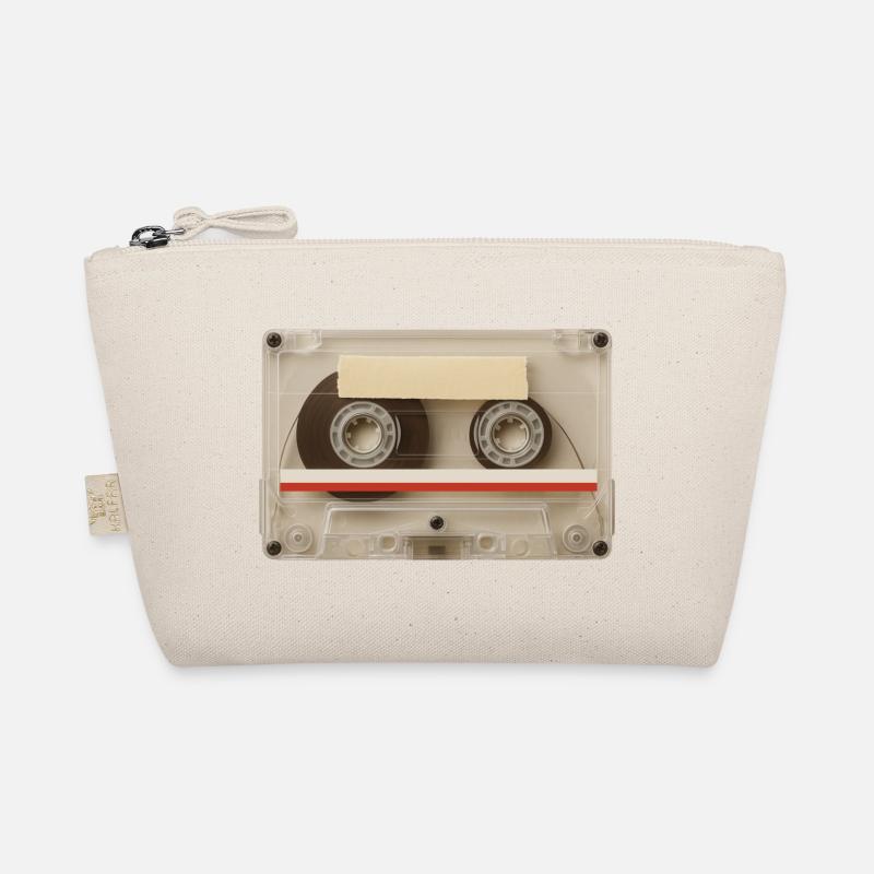 Transparent Cassette – Retro Mixtape Organic Pouch