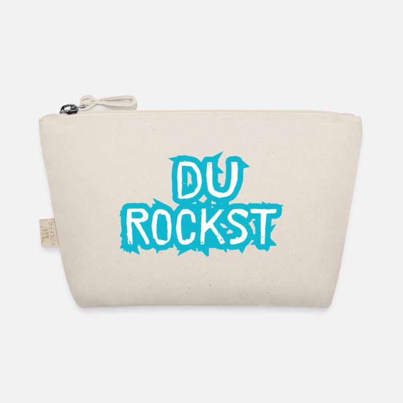 Du Rockst Design Gift Idea Organic Pouch