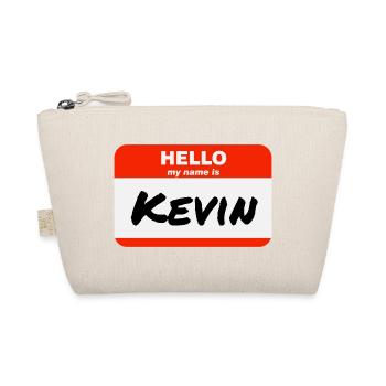 Bonjour, je m’appelle Kevin Étiquette Étiquette Étiquette - Trousse biologique - nature - Devant
