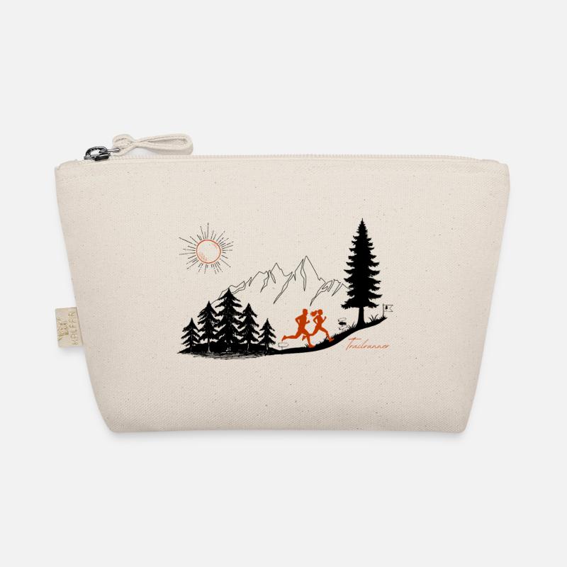 Trail Runner Gift Runner Mountains T-Shirt Pullover Hoodie Organic Pouch