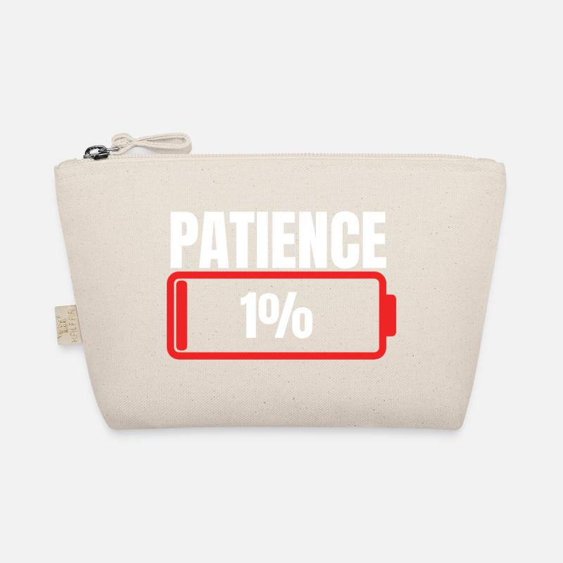 Geduld 1% Spruch Bio-Täschchen