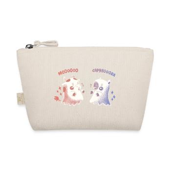 Spooky Capy and Cow  - Organic Pouch - nature - Front