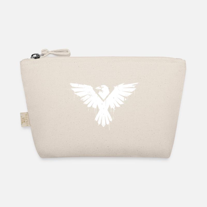 Graffiti d’oiseau noir et blanc Trousse biologique