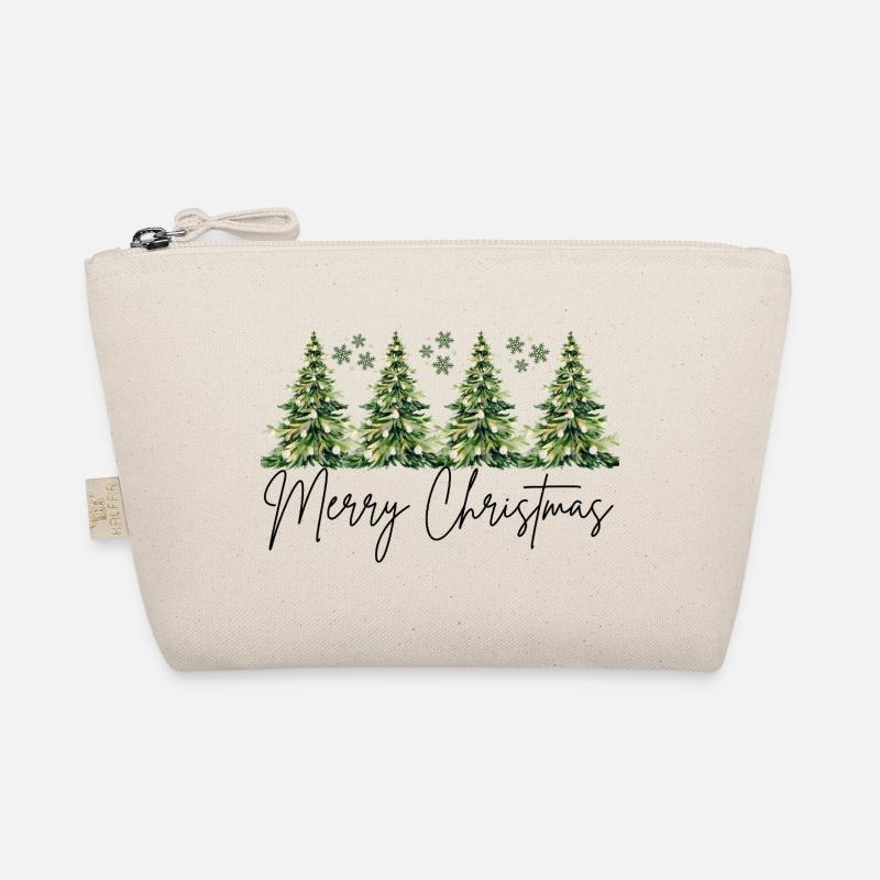 Elegantes Weihnachtsdesign Bio-Täschchen