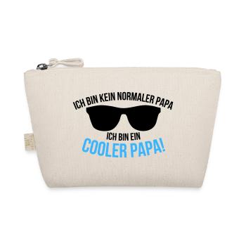 Ich bin ein cooler Papa Spruch - Bio-Täschchen - Natur - Vorne