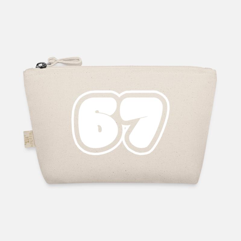 67 Nummer - Bio-Täschchen - Natur