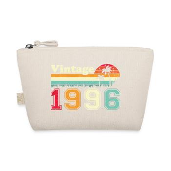 1996 Vintage Retro Birthday Gift - Organic Pouch - nature - Front