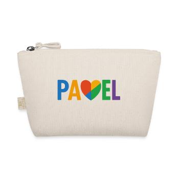 Padel Herzbunt Logo - Bio-Täschchen - Natur - Vorne