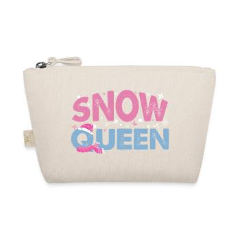 Snow Queen Winter Holidays - Organic Pouch - nature - Front