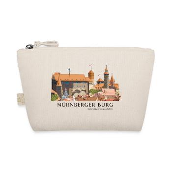 Nuremberg Castle Illustration Hand Drawing - Organic Pouch - nature - Front