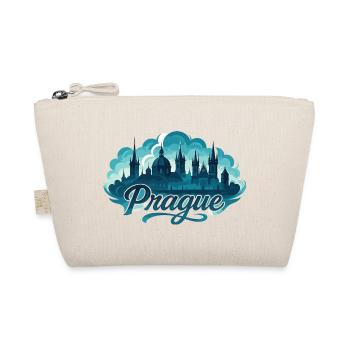 Prag Praha Hauptstadt Tschechien maritim Geschenk - Bio-Täschchen - Natur - Vorne