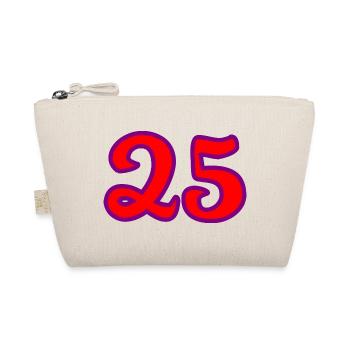 25. 25 ANS. 25e ANNIVERSAIRE. ANNIVERSAIRE 25 ANS. - Trousse biologique - nature - Devant