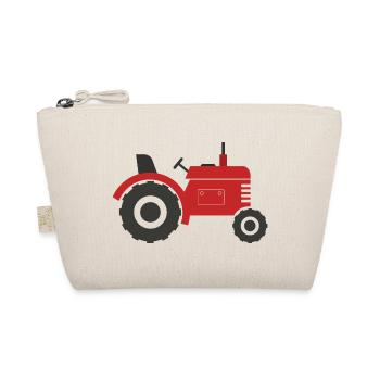 Vintage-Traktor - Bio-Täschchen - Natur - Vorne