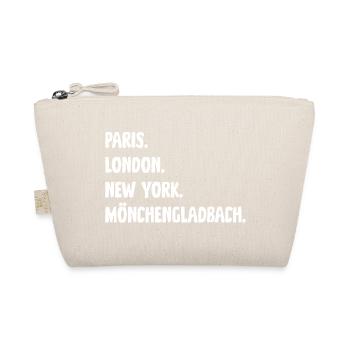 Mönchengladbach Fan Geschenk Paris London New York - Bio-Täschchen - Natur - Vorne