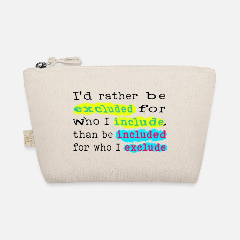 Include, don't exclude! Bio-Täschchen