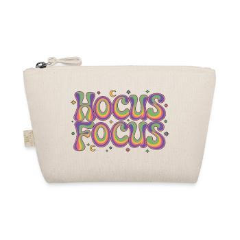 Witchcraft Hocus Focus Spellcaster Rune Symbols - Organic Pouch - nature - Front